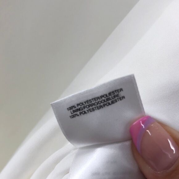 Kasper Textured Leaf Jacquard‎ Embroid Vanilla Ice Dress 16 - Picture 11 of 11